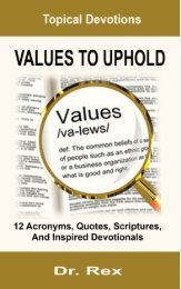 VALUES TO UPHOLD (1)