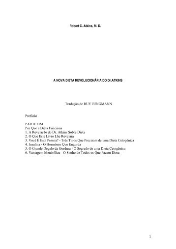 A nova dieta revolucionária do dr.Robert Atkins