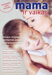 Mama ir vaikas-2017m. pavasaris