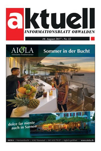 Aktuell Obwalden 32-2017