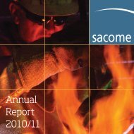 SACOME Annual Report 2010-11