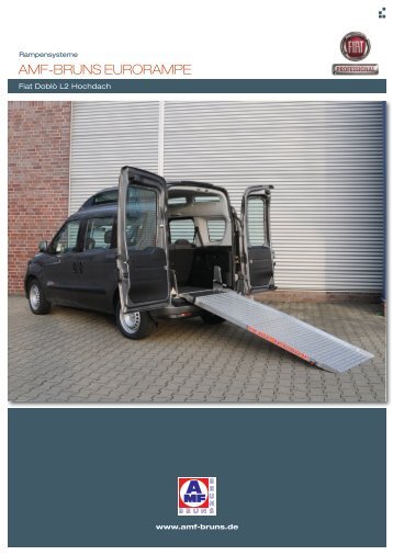 Produktblatt Fiat Doblo mit Eurorampe