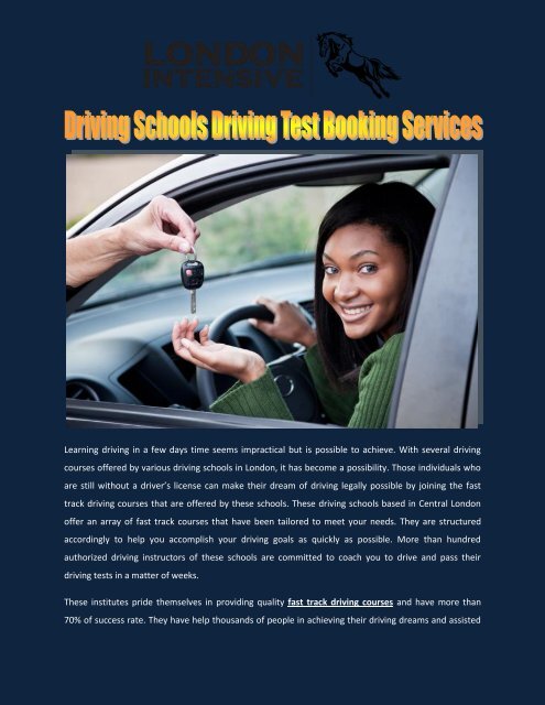 Driving School Driving Test Booking Services