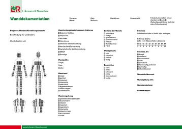 Wunddokumentation (PDF) - Lohmann & Rauscher