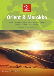 Tischler Reisen - Orient & Marokko 2017-18