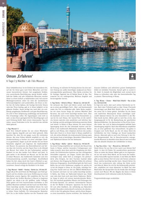 Tischler Reisen - Orient & Marokko 2017-18