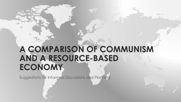 A Comparison of Communism and a Resource-based economy grey scale