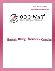 Thaangio Thalidomide 100 mg Capsules Dr Reddy Wholesale Price | Cancer Medicine Pharmaceutical Wholesale Industry