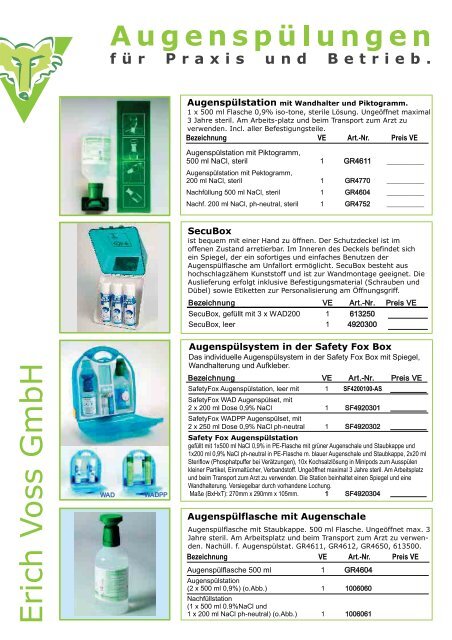 für PDF Katalog 2009_1_10-2009.cdr - Erich Voss GmbH