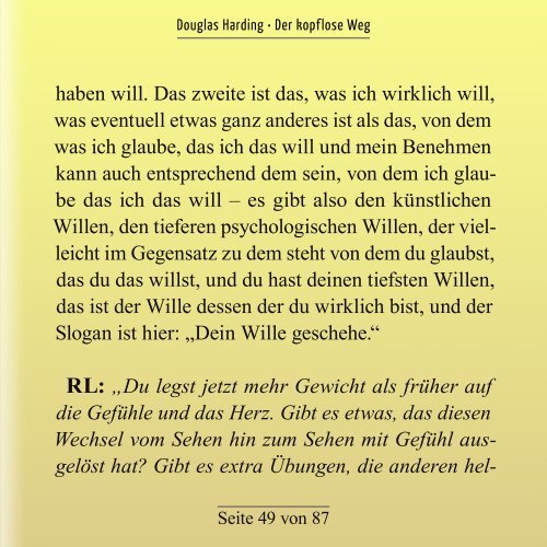 Douglas Harding - Der kopflose Weg