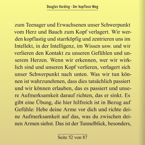 Douglas Harding - Der kopflose Weg