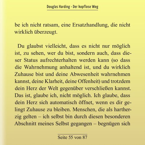 Douglas Harding - Der kopflose Weg