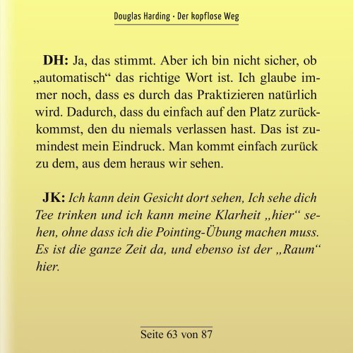 Douglas Harding - Der kopflose Weg