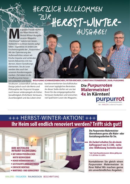 Kundenmagazin Gruppe Purpurrot  (2014)