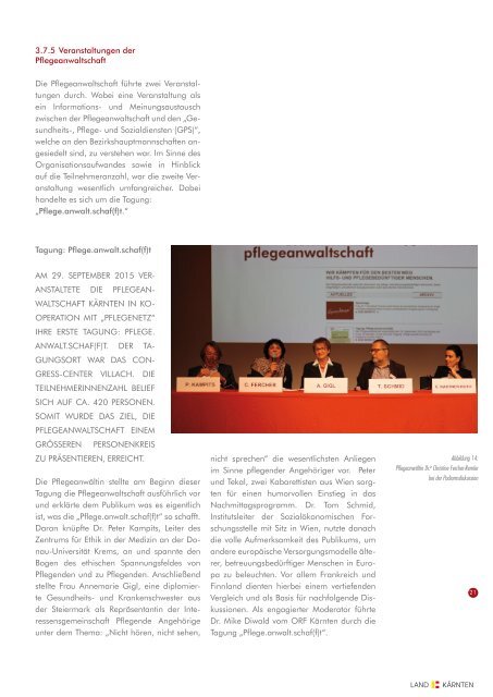 Tätigkeitsbericht Pflegeanwaltschaft Kärnten (2016)