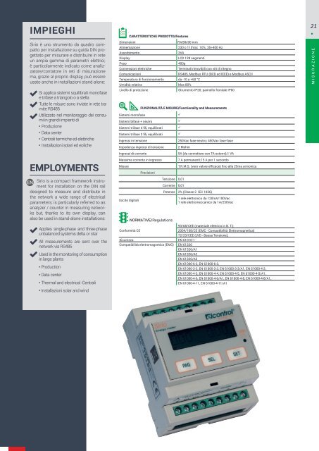 ELCONTROL ENERGY NET - CATALOG 2017