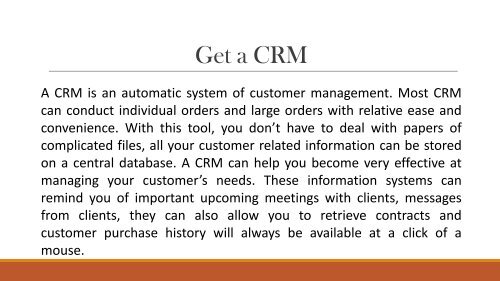 The Benefits of Having a CRM Database