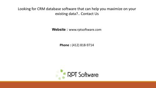 The Benefits of Having a CRM Database