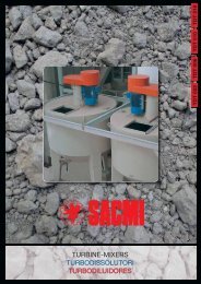 turbine-mixers turbodissolutori turbodiluidores - Sacmi