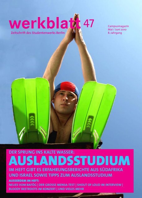 AUSLANDSSTUDIUM - Studentenwerk Berlin