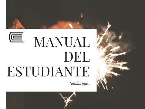 Manual del estudiante