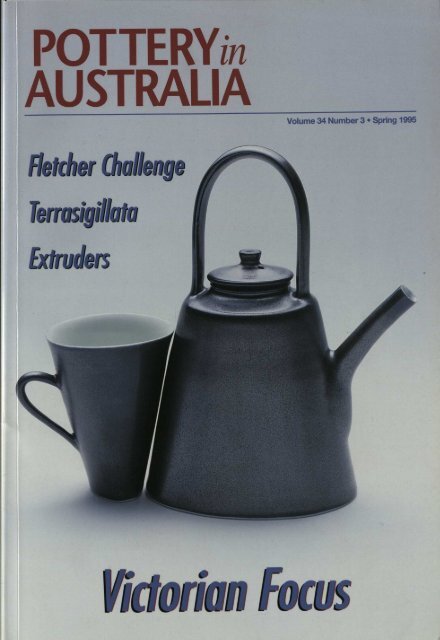 Pottery In Australia Vol 34 No 3 Spring 1995