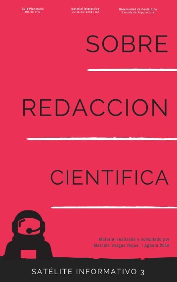 [03] SATÉLITE INFORMATIVO- Sobre redacción científica