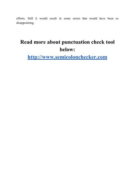 What Are the Best Punctuation Marks Checker Tool to Use in 2017-2018?