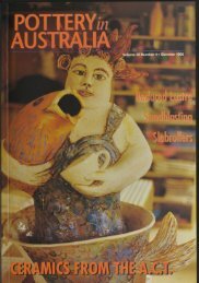 Pottery In Australia Vol 35 No 4 Summer 1996