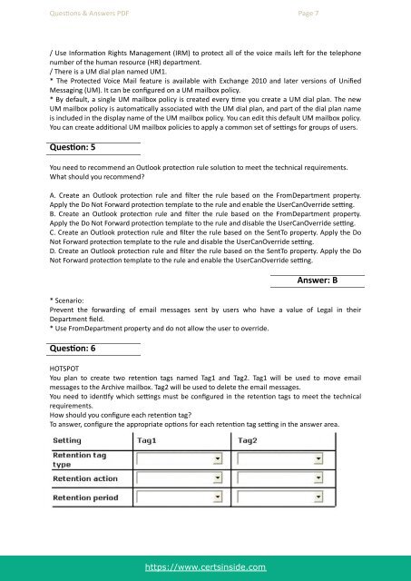 70-342 Exam Questions