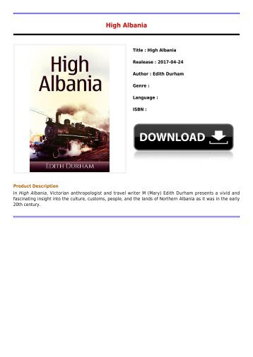 Best E-Book High Albania Free Collection