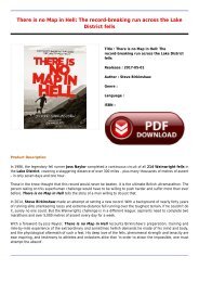 Reviews E-Book There is no Map in Hell  The record-breaking run across the Lake District fells Premium Book Free