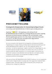 PRESSEMITTEILUNG - MS Mikroprozessor AG