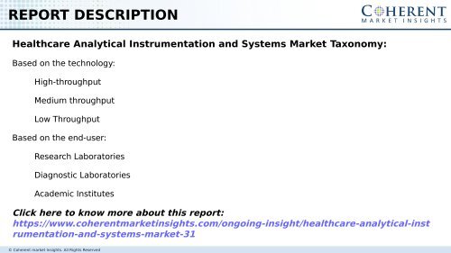 Healthcare Analytical Instrumentation and Systems Market