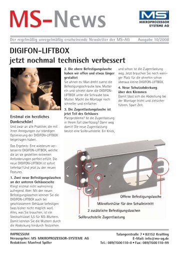 DIGIFON-LIFTBOX jetzt nochmal technisch verbessert