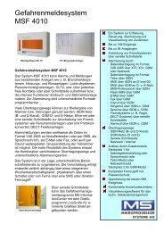 Datenblatt - MS Mikroprozessor AG