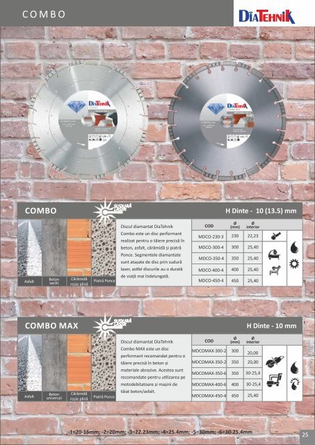 Catalog DiaTehnik - Discuri diamantate 2017 
