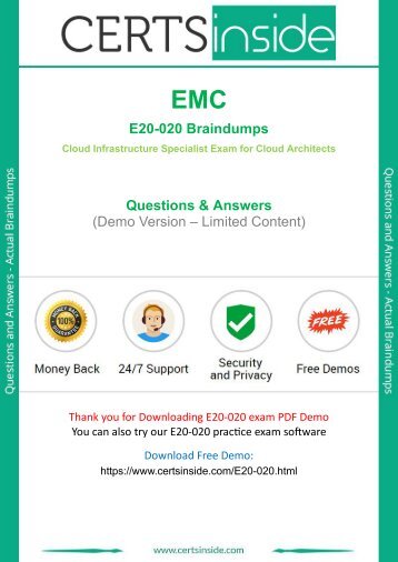 E20-020 Exam Questions