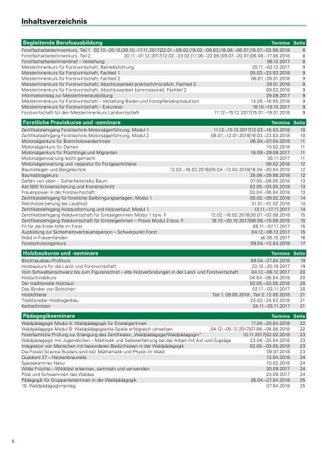 Veranstaltungsprogramm 2017/2018