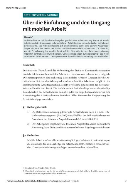 3 - Arbeitshilfen Mitbestimmung des Bestriebsrats