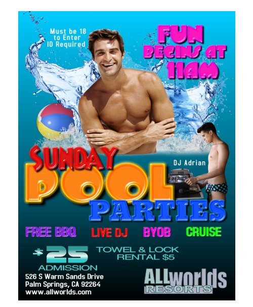 This week in Gay Palm Springs Aug 9 to Aug 15, 2017