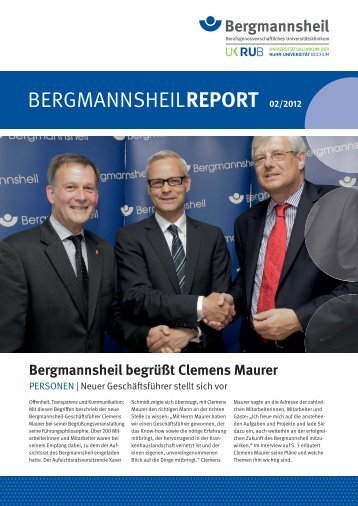 BERGMANNSHEILREPORT 02/2012 - Berufsgenossenschaftlichen ...