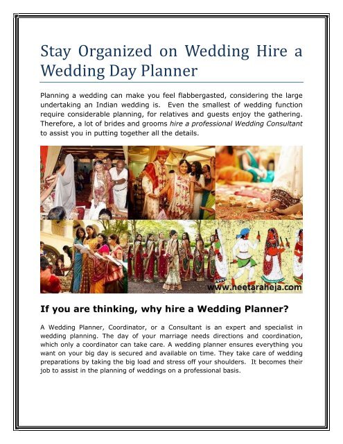 Best Wedding Planner In Delhi