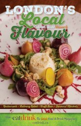 London's Local Flavour Culinary Guide: Volume 6