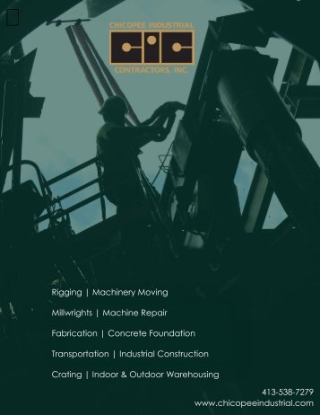 Chicopee Industrial Contractors Introduction Packet 2017