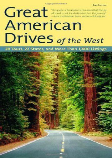 Fodor s Great American Drives of the West, 2nd Edition (Travel Guide)