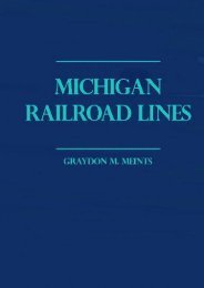 Michigan Railroad Lines: Volumes 1   2