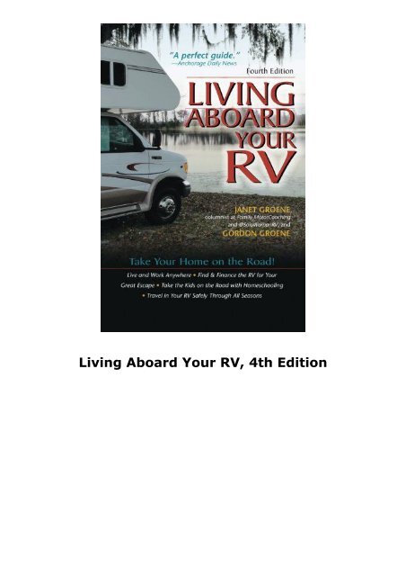 Living Aboard Your RV, 4th Edition