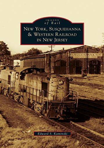 New York, Susquehanna   Western Railroad in New Jersey