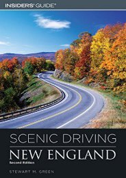 Scenic Driving New England, 2nd (Scenic Routes   Byways)